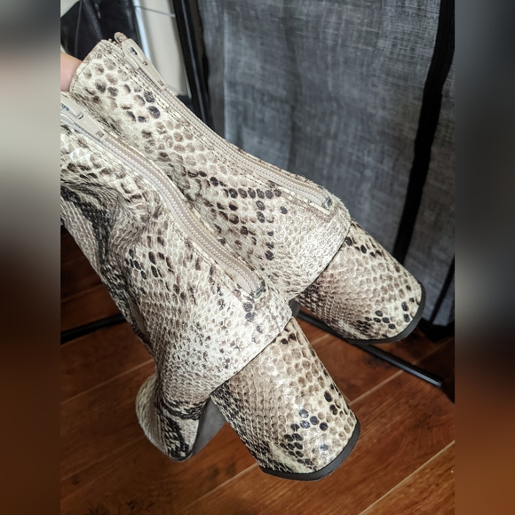 Free People snake print leather boots - Picture 11 of 15